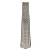 ALFI brand ABLD32C 32" Modern Stainless Steel Linear Shower Drain with Groove Holes