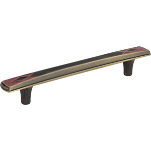 Atlas Homewares Canterbury Pull 5 1/16 Inch (c-c) Black & Red