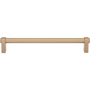 Top Knobs TK3213 Lawrence Pull 7 9/16 Inch Center to Center - Honey Bronze