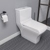 EAGO TB356 DUAL FLUSH ONE PIECE ECO-FRIENDLY HIGH EFFICIENCY LOW FLUSH CERAMIC TOILET