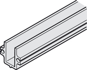 Häfele 946.03.600 Lower Guide Channel, Pre-drilled, For Hawa Junior, length: 6 m (19' 8 1/4")