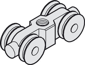 Häfele 942.41.014 Running Gear, 4 Wheels, M12, for Hawa Super, 4 rollers