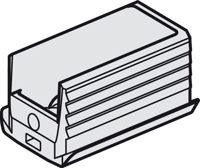 Häfele 402.33.403 Service Port, Slido Classic 20 IF C, for upper running track, Gray