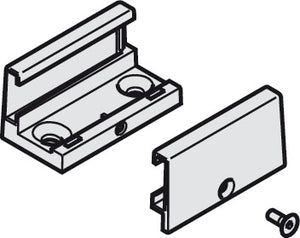 Häfele 941.18.032 Bottom guide, with zero clearance, for Hawa Purolino-Plus, Puro, for glass thickness: 8 - 13 mm (5/16" - 17/32")