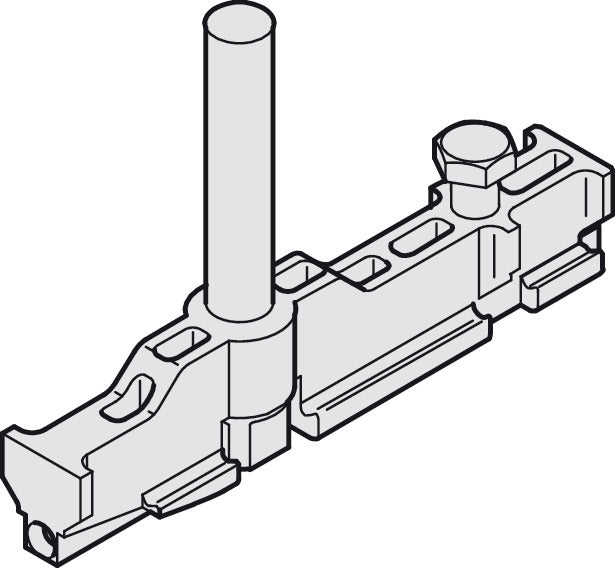 Häfele 942.56.023 Suspension carriage, M12, Clamping screw, For Hawa Junior, for 1 door: 2 pieces