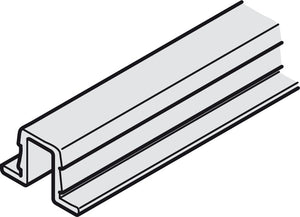 Häfele 402.27.605 Running and Guide Track, Slido F-Line19 20A, Aluminum, 16' 4 7/8" (5 m)