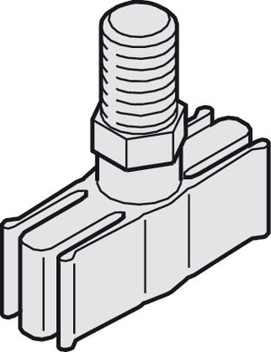 Häfele 942.07.030 Guide piece, with M10 Threaded Bolt, M10 thread, plastic