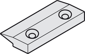 Häfele 403.50.119 Follower Set for Vertical Frame Profile, For Synchronized Movement, Silent Aluflex 80, Bronze
