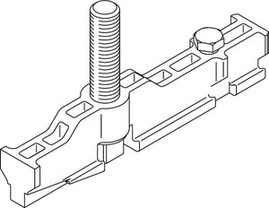 Häfele 942.44.020 Suspension Plate, With Suspension Bolt M12, HAWA Super 250/G, for 1 door: 2 pieces