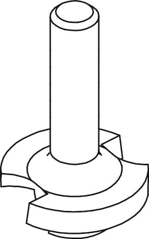 Häfele 911.62.531 Router Bit, for Flush Bolts with Stepped Cutter, Al Fresco Summit