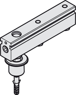 Häfele 943.28.029 Thrust Bearing, Variofold 80/H, used w/o Lower Guide Channel, with Pivot, Ø 20 mm