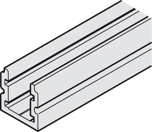 Häfele 940.81.600 Guide Channel, 24 x 24 mm (15/16" x 15/16"), For Hawa Junior, Length: 6 m (19' 8 1/4")