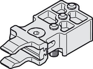 Häfele 942.30.042 Track Stopper, with Adjustable Retention Spring, for Hawa Silenta 150/B, with adjustable retaining spring, for 1 door
