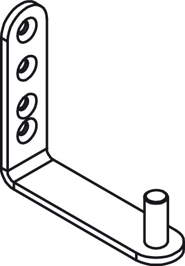 Häfele 943.51.400 Lower Pivot for Wall Mounting, Slido Classic Bifold 30
