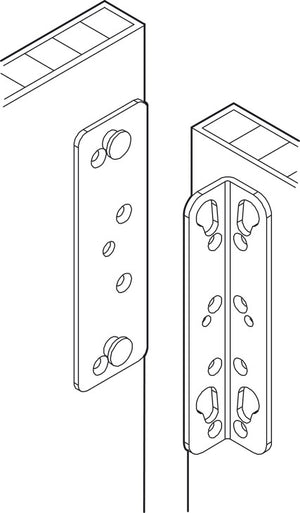 Häfele 271.09.910 TOMMO - Bed Fitting, Height: 85 mm