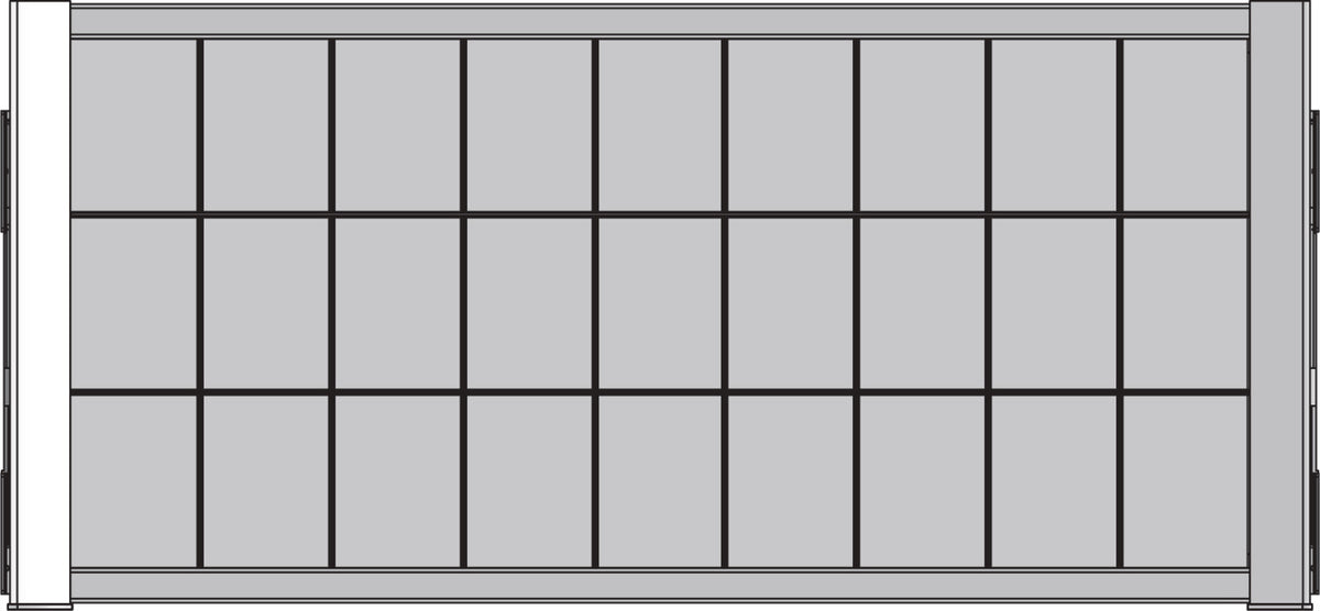 Häfele 807.77.283 TAG - Jewelry Organizer, ENGAGE, Slate, 30"
