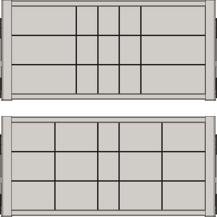 Häfele 807.77.081 TAG - Jewelry Organizer, ENGAGE, Matte aluminum, 18"