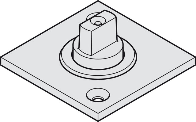 Häfele 932.00.301 Pivot Bearing, Floor Spring, With angular ball bearing