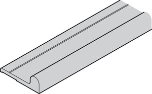 Häfele 402.26.622 Bottom Running Track, Slido F-Line15 55A, for Screw Mounting, 2.5 m (8' 2 7/16")