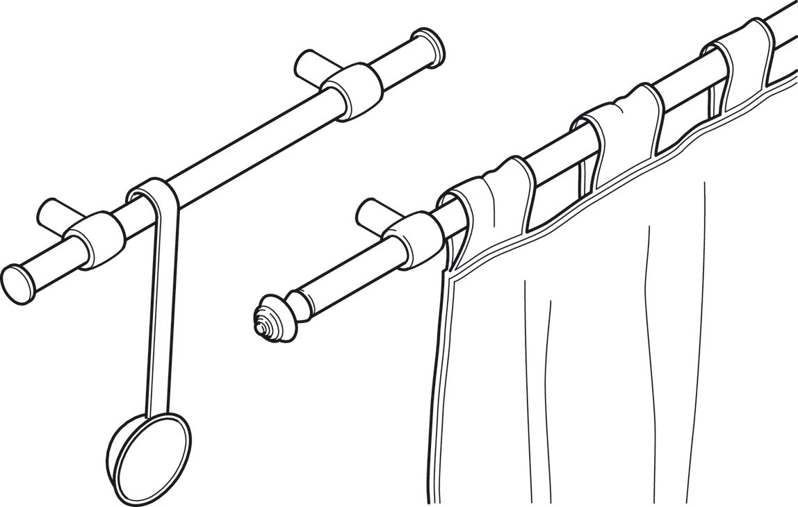 Häfele 522.00.236 Tubular Rail, Kitchen Rail System, Polished chrome