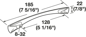Häfele 111.95.181 TAG - Pull, Zinc, Matte aluminum