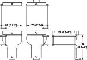 Häfele 792.14.080 Multi-Purpose Roll Holder, HandiACCESSORIES™, HandiSOLUTIONS, HSMPRH