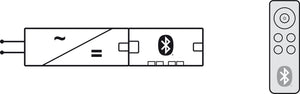 Häfele 850.00.950 Radio Remote Control, Eco, Häfele Connect Mesh 1-channel, 125 x 40 x 12 mm (4 15/16" x 1 9/16" x 1/2"), incl. 1 x CR2032 battery