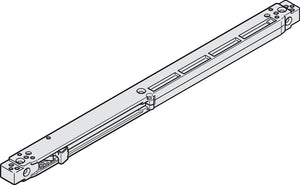 Häfele 403.50.901 Soft and Self Closing Mechanism, Slido R-Aluflex 80A, Plastic, for Door Weights up to 40 kg (88 lbs.)