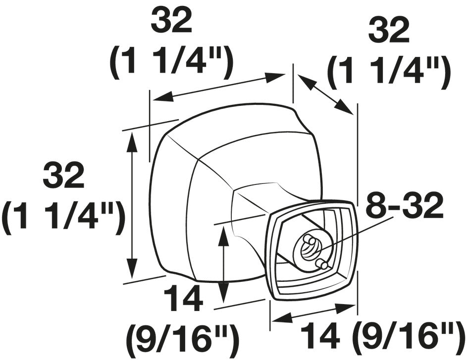 Häfele 133.53.355 Knob, Stature, Zinc, Matte black