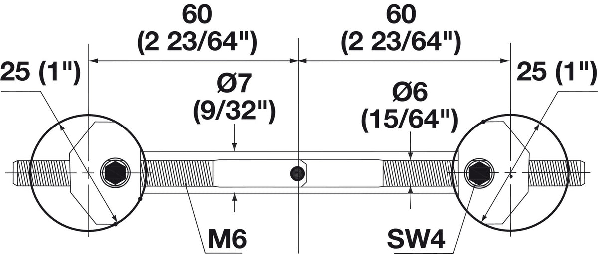 Häfele 262.96.853 Zipbolt Joint Connector, 11.700 Maxi Miter-UT