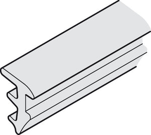 Häfele 940.43.471 Gasket, For Glass Thickness 10 mm (3/8"), For Slido D-Line11, rubber