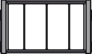 Häfele 807.77.013 TAG - Divided Lingerie Drawer, ENGAGE, Matte aluminum with slate fabric, 30" width