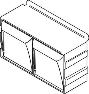 Häfele 792.23.520 Link Up Tilt Bin, HandiACCESSORIES™, HandiSOLUTIONS, Gray