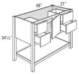 48" JSI Vanity in White