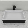 Black Matte Single Hole Tall Bathroom Faucet