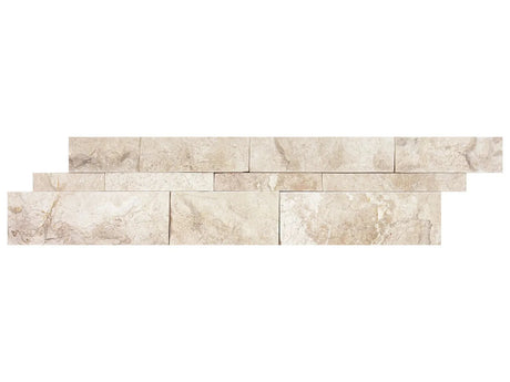 Anatolia Tile 6X24 Marble Impero Reale Split Face Stone Wall Panels 72-608  - premium natural stone mosaic tile from Anatolia Tile, available at PoshHaus showroom in Keene, NH