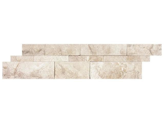 Anatolia Tile 6X24 Marble Impero Reale Split Face Stone Wall Panels 72-608  - premium natural stone mosaic tile from Anatolia Tile, available at PoshHaus showroom in Keene, NH