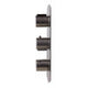 ALFI brand AB4101-BN Brushed Nickel Concealed 4-Way Thermostatic Valve Shower Mixer /w Round Knobs