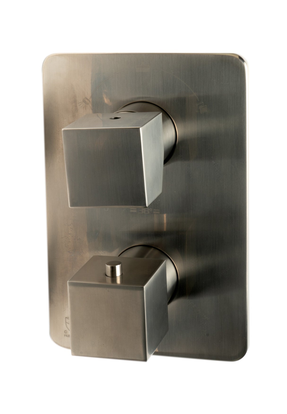 ALFI brand AB2287-BN Brushed Nickel 3 Way Thermostatic Shower Set with Body Sprays