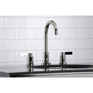 Fauceture FSC8929NDL NuvoFusion Widespread Bathroom Faucet, Polished Nickel