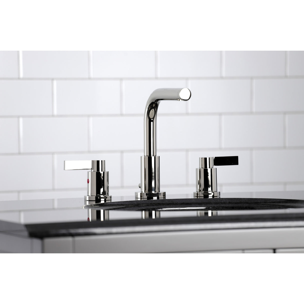 Fauceture FSC8959NDL 8 in. Widespread Bathroom Faucet, Polished Nickel