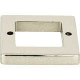 Atlas Homewares Tableau Square Base 1 7/16 Inch Polished Nickel