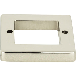 Atlas Homewares Tableau Square Base 1 7/16 Inch Polished Nickel