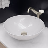ALFI brand AB1570-BN Tall Wave Brushed Nickel Single Lever Bathroom Faucet