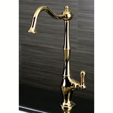 Kingston Brass KS1192AL Heritage Cold Water Filtration Faucet, Polished Brass