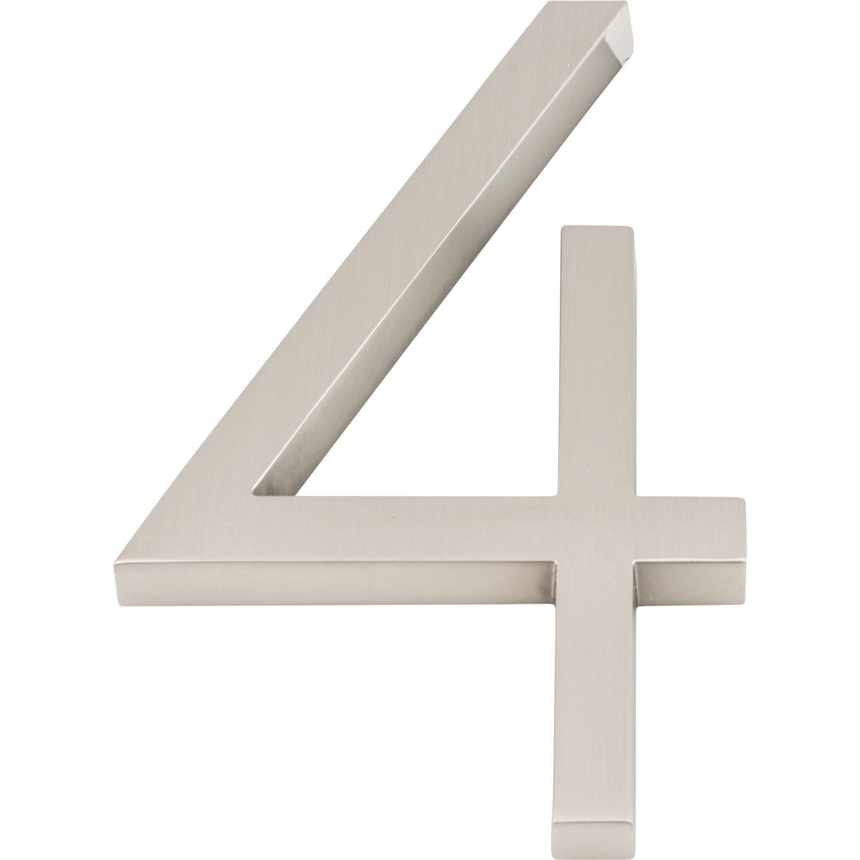Atlas Homewares Modern Avalon #4 6 Inch Brushed Nickel