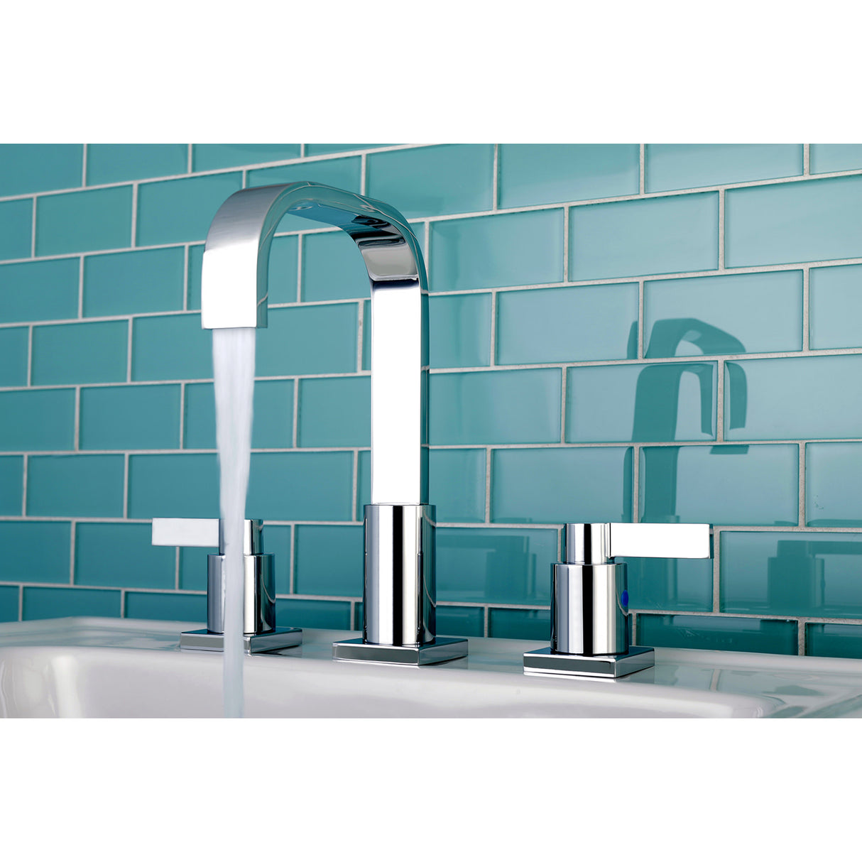 Fauceture FSC8961NDL NuvoFusion Widespread Bathroom Faucet, Polished Chrome