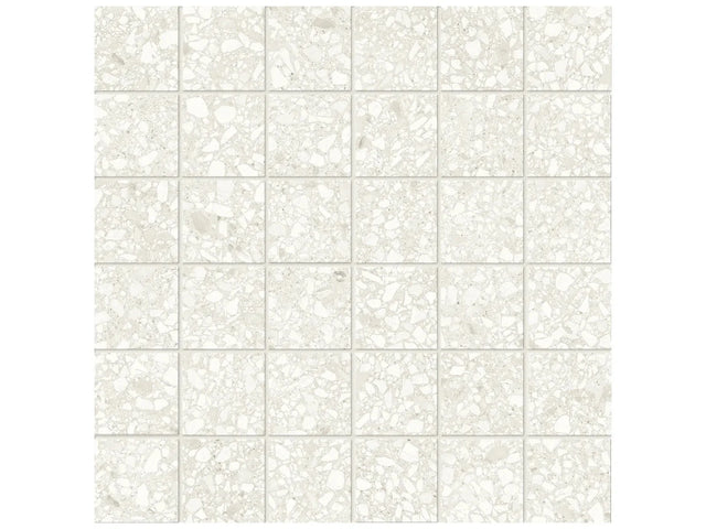 Anatolia Tile 2X2 Station Ivory Matte 36 Piece Porcelain Mosaics. 1 Sheet = .96 Sq. Ft. 4501-0316-0 (63-666) Ivory 2x2 - premium natural stone mosaic tile from Anatolia Tile, available at PoshHaus showroom in Keene, NH
