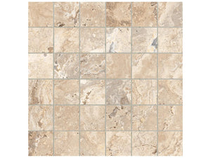 Anatolia Tile 2X2 Antico Matte Ivory 36 Piece Porcelain Mosaics. 1 Sheet = .97 Sq. Ft. 4501-0007-0 (63-463) Ivory 2x2 - premium natural stone mosaic tile from Anatolia Tile, available at PoshHaus showroom in Keene, NH