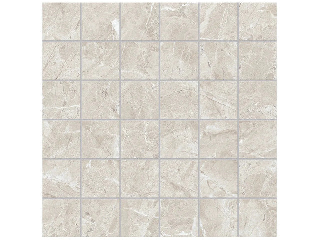 Anatolia Tile 2X2 Regency Ivory Matte 36 Piece Porcelain Mosaics. 1 Sheet = 1.16 Sq. Ft. 4501-0216-0 (63-510) Ivory 2x2 - premium natural stone mosaic tile from Anatolia Tile, available at PoshHaus showroom in Keene, NH